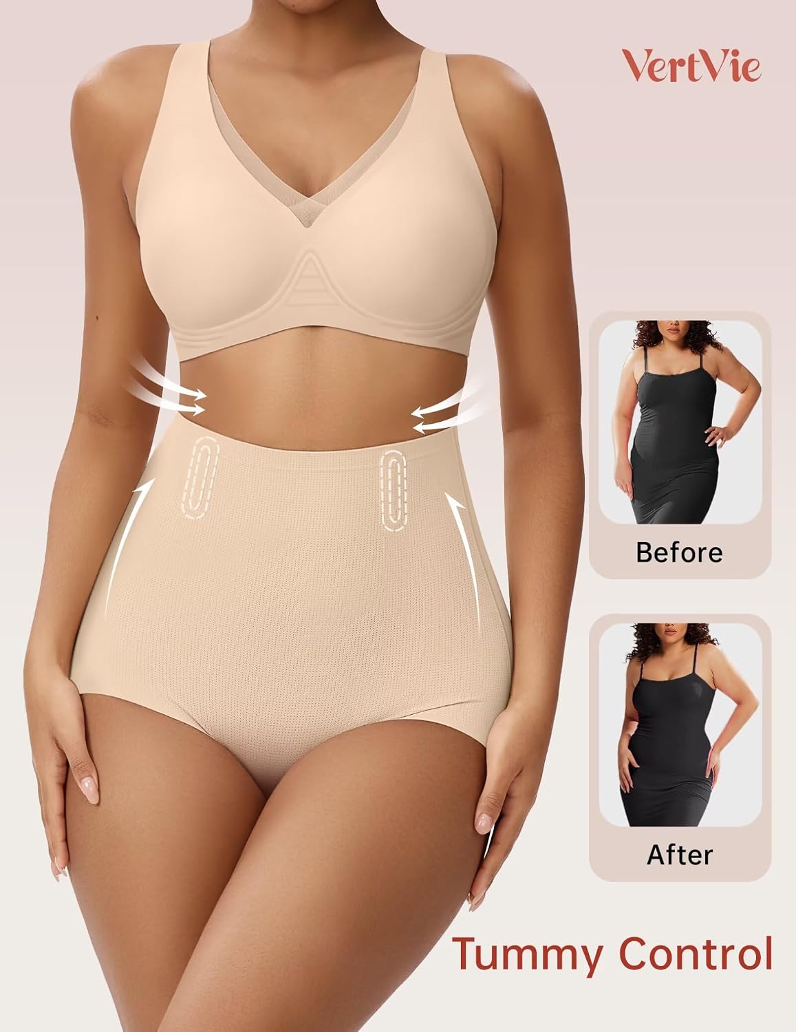 Vertvie Tummy Control Shapewear Shorts — image 2