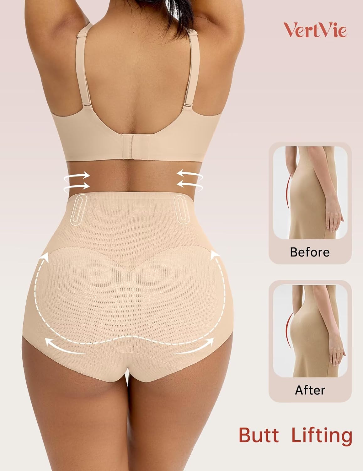 Vertvie Tummy Control Shapewear Shorts — image 3
