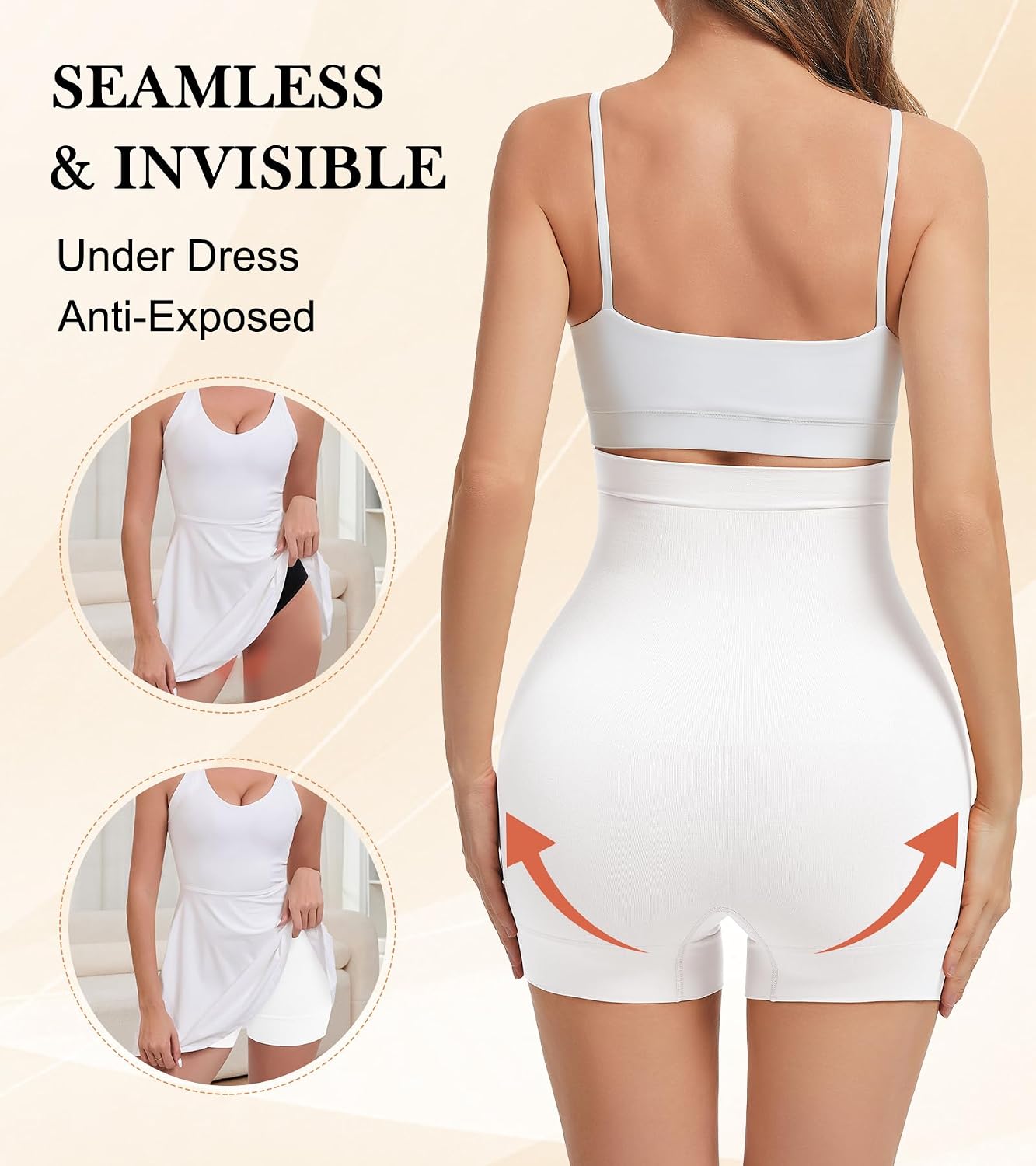 ciksob High Waisted Shapewear Shorts for Women — image 7
