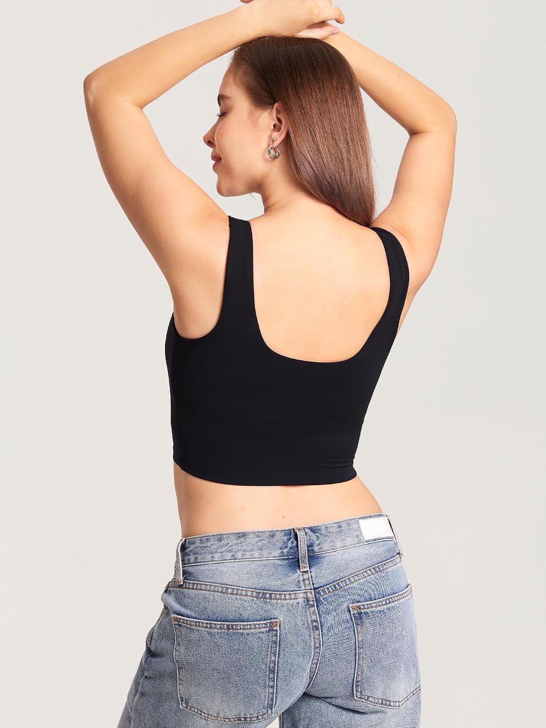 MOMANDA Longline Square Neck Pumping Bra — image 3