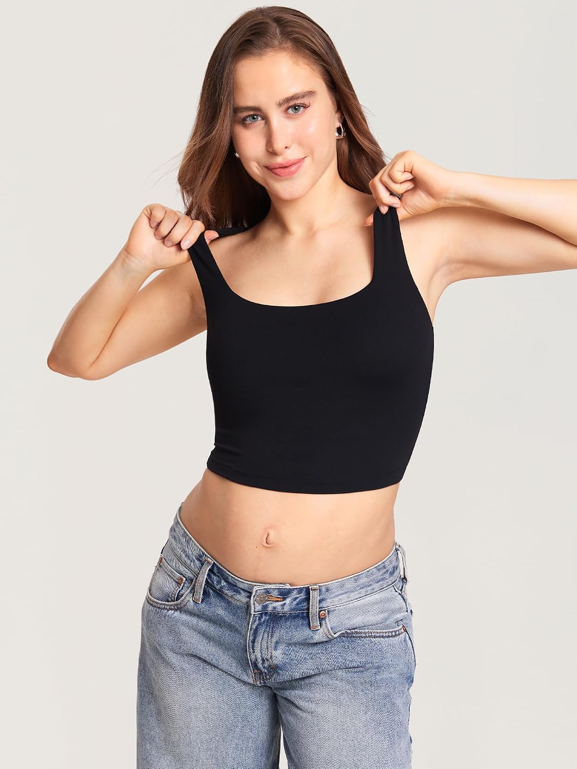 MOMANDA Longline Square Neck Pumping Bra — image 6