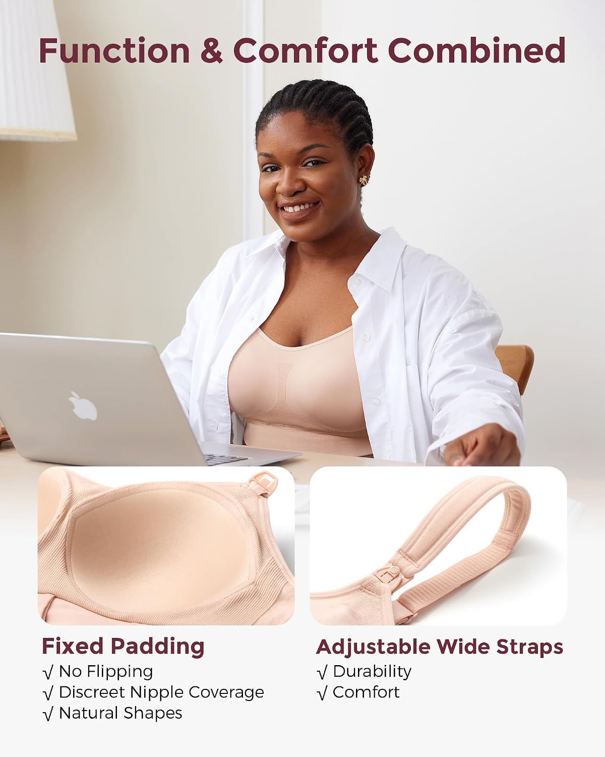 Momcozy Hands-Free Pumping & Nursing Bra — image 5