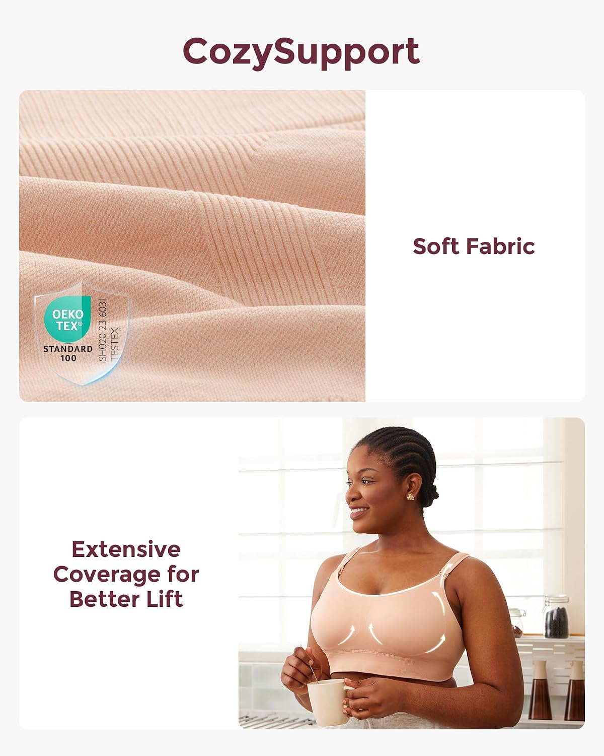 Momcozy Hands-Free Pumping & Nursing Bra — image 6