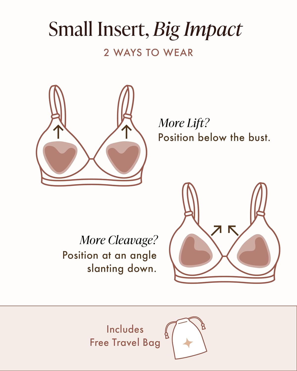 Bare Babe Sticky Push Up Bra Inserts — image 6