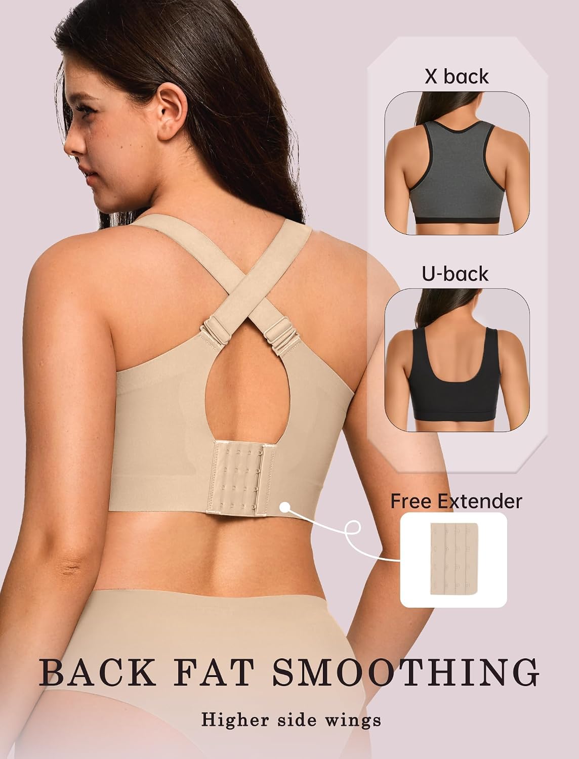 OEAK Women's Wireless Jelly Push Up Bra — image 3