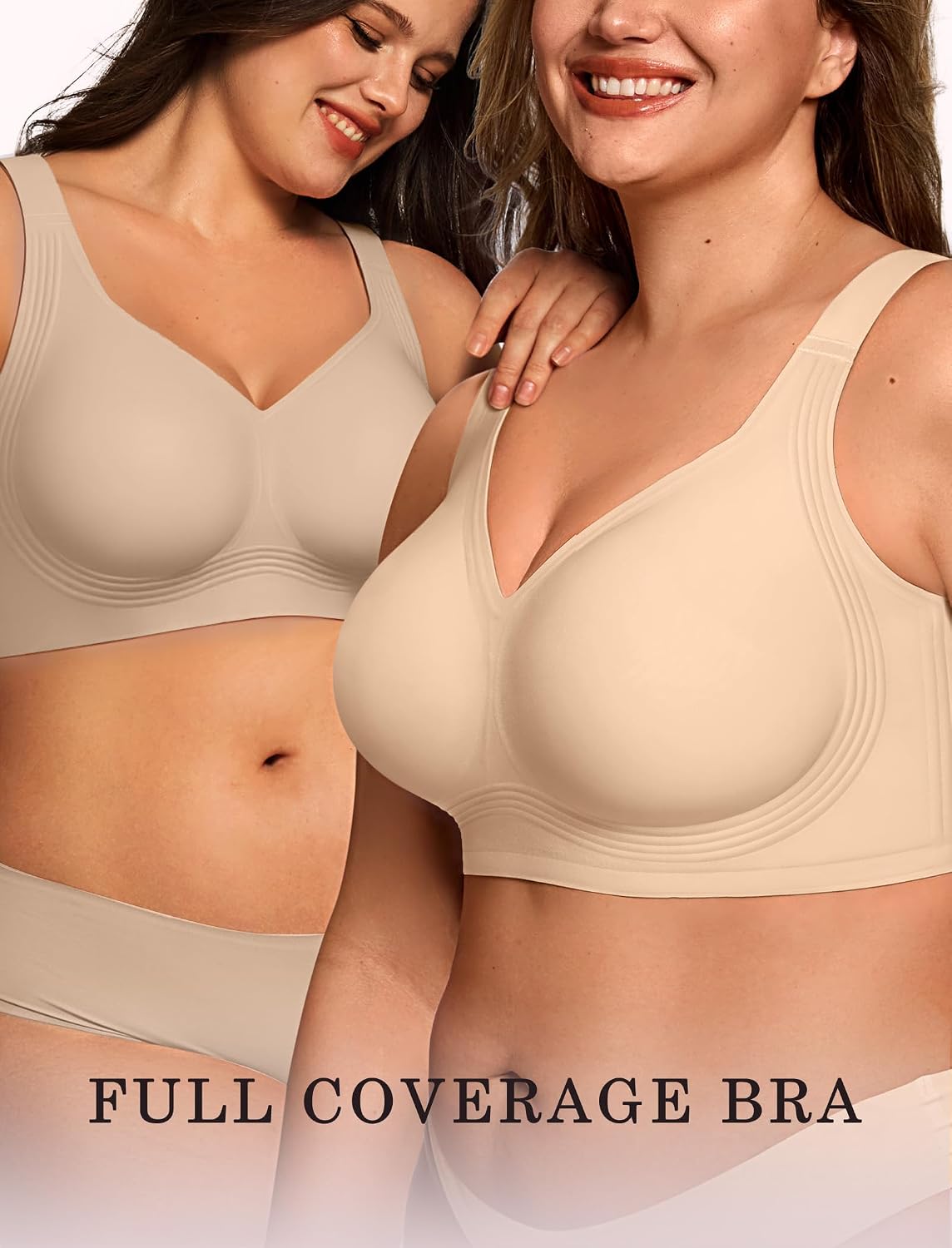 OEAK Women's Wireless Jelly Push Up Bra — image 5