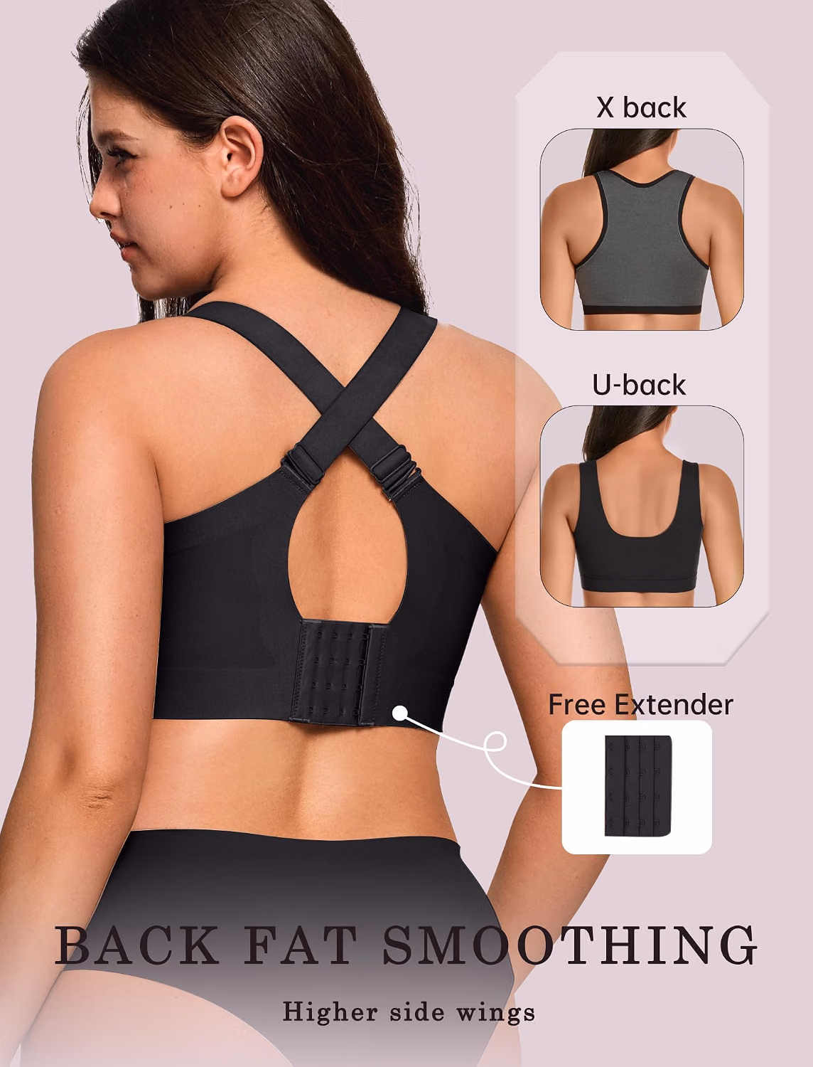 OEAK Wireless Jelly Plus Size Push Up Bra — image 3