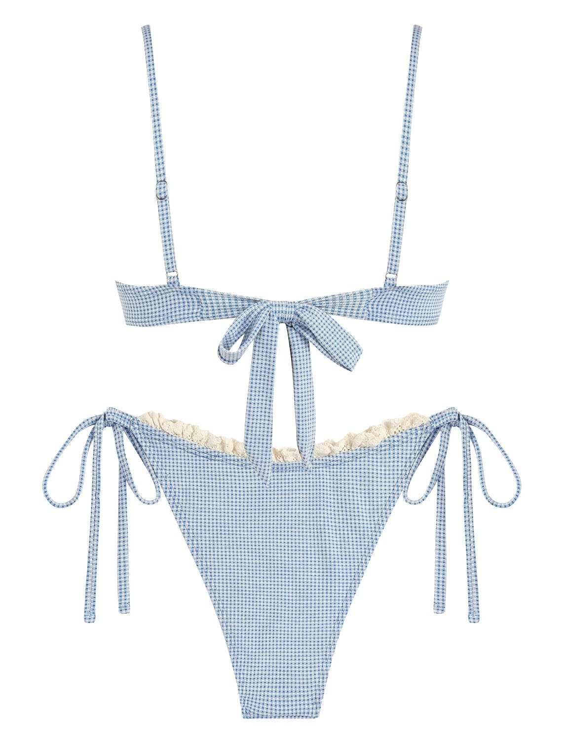 ZAFUL Women's High Cut String Bikini Set — image 3