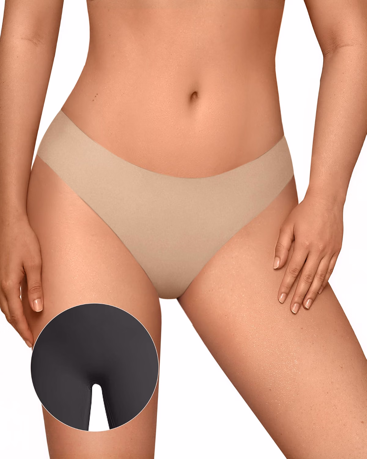 OEAK Seamless Invisible Thong for Women