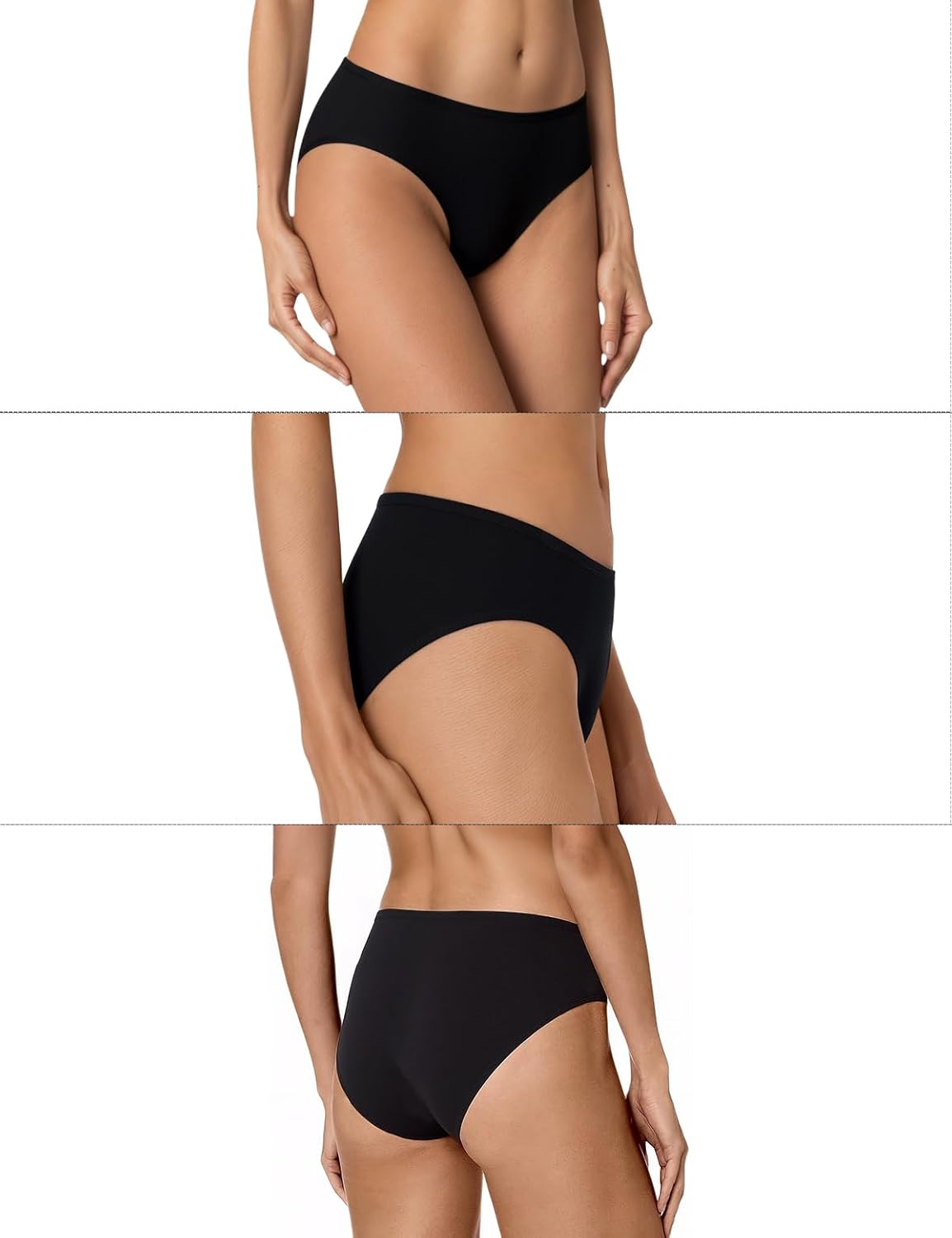 HSYUEEVIA Women's Cotton Full Coverage Briefs Pack — image 8