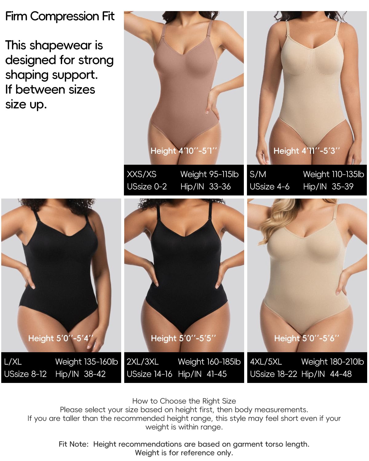 Anylost Backless Thong Shapewear Bodysuit for Women — image 5