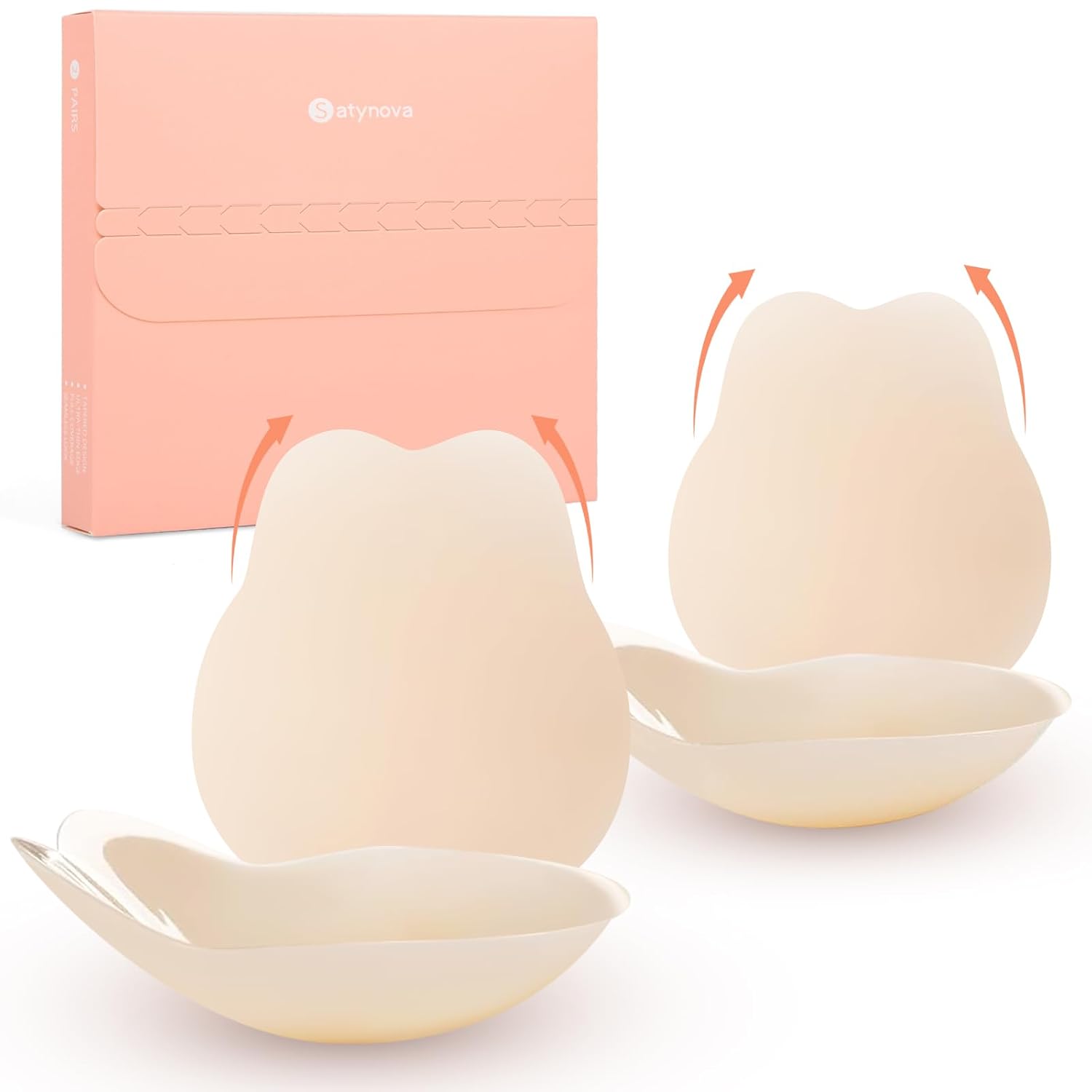 Satynova Thin Adhesive Nipple Covers with Lift