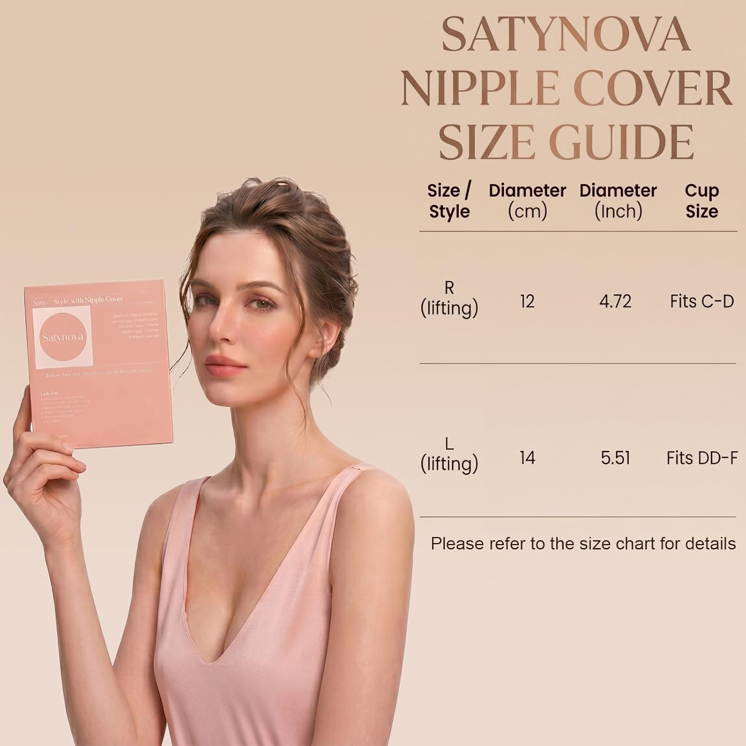 Satynova Thin Adhesive Nipple Covers with Lift — image 3