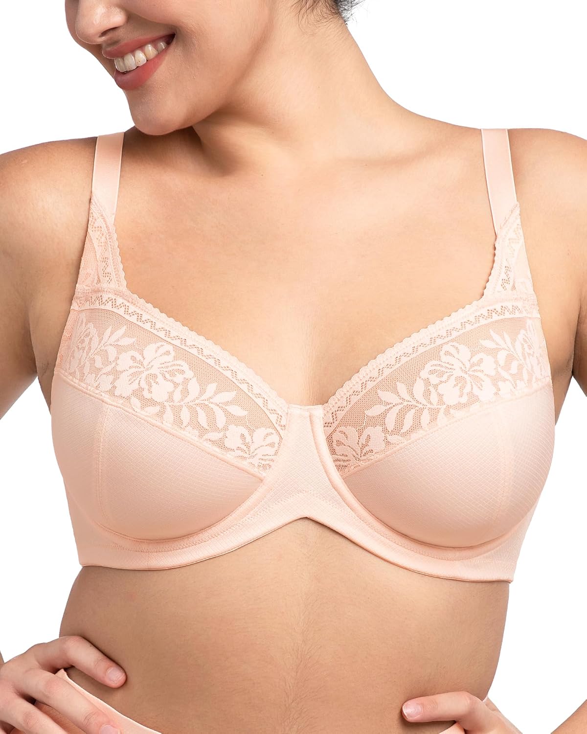 HSIA Full Coverage Minimizer Bra for Women — image 3