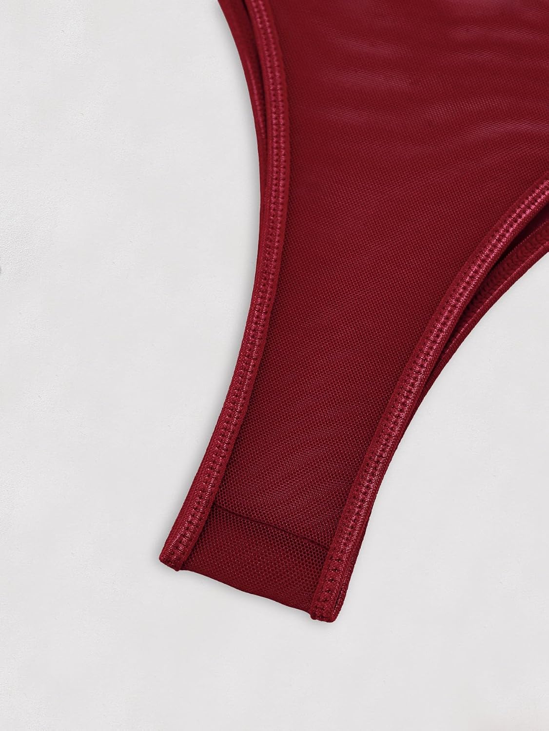 Foxiny Sheer Lace Push-Up Corset Bodysuit Set — image 7