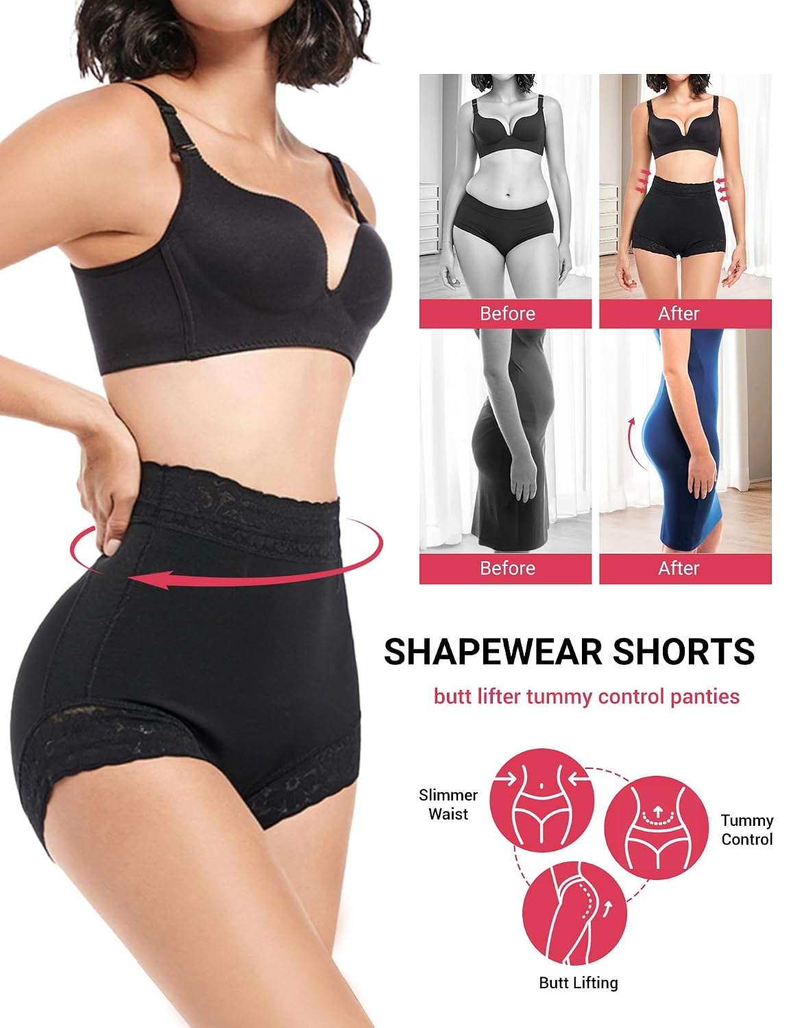 SheBuddy Butt Lifting Shapewear with Tummy Control — image 5