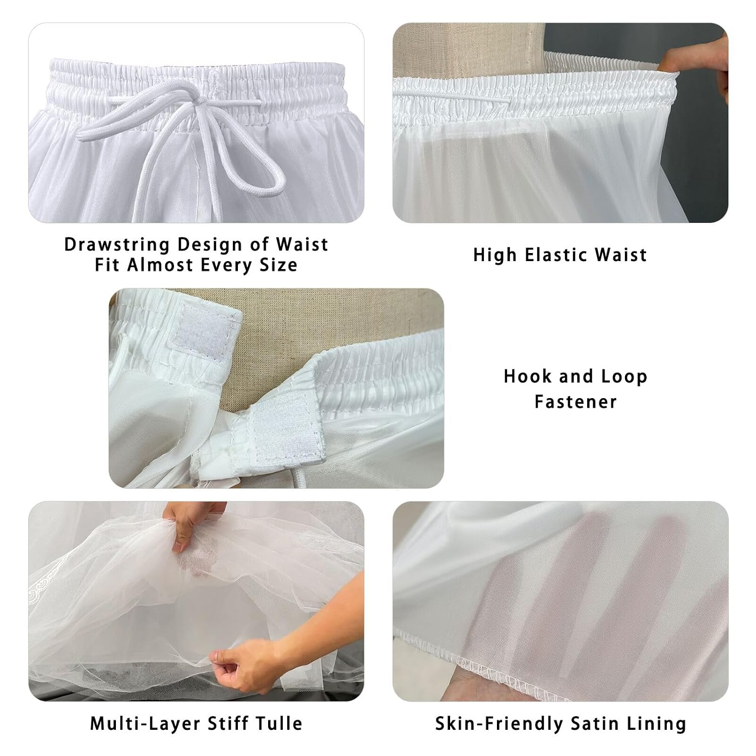 LJXploreMax 8-Layer Tulle Petticoat Underskirt — image 4