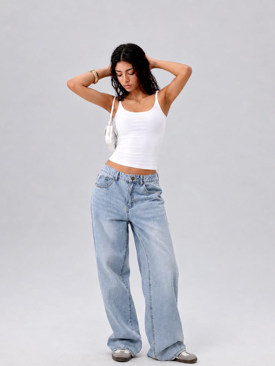 Danysu Ribbed Crop Tank with Built-in Bra — image 5
