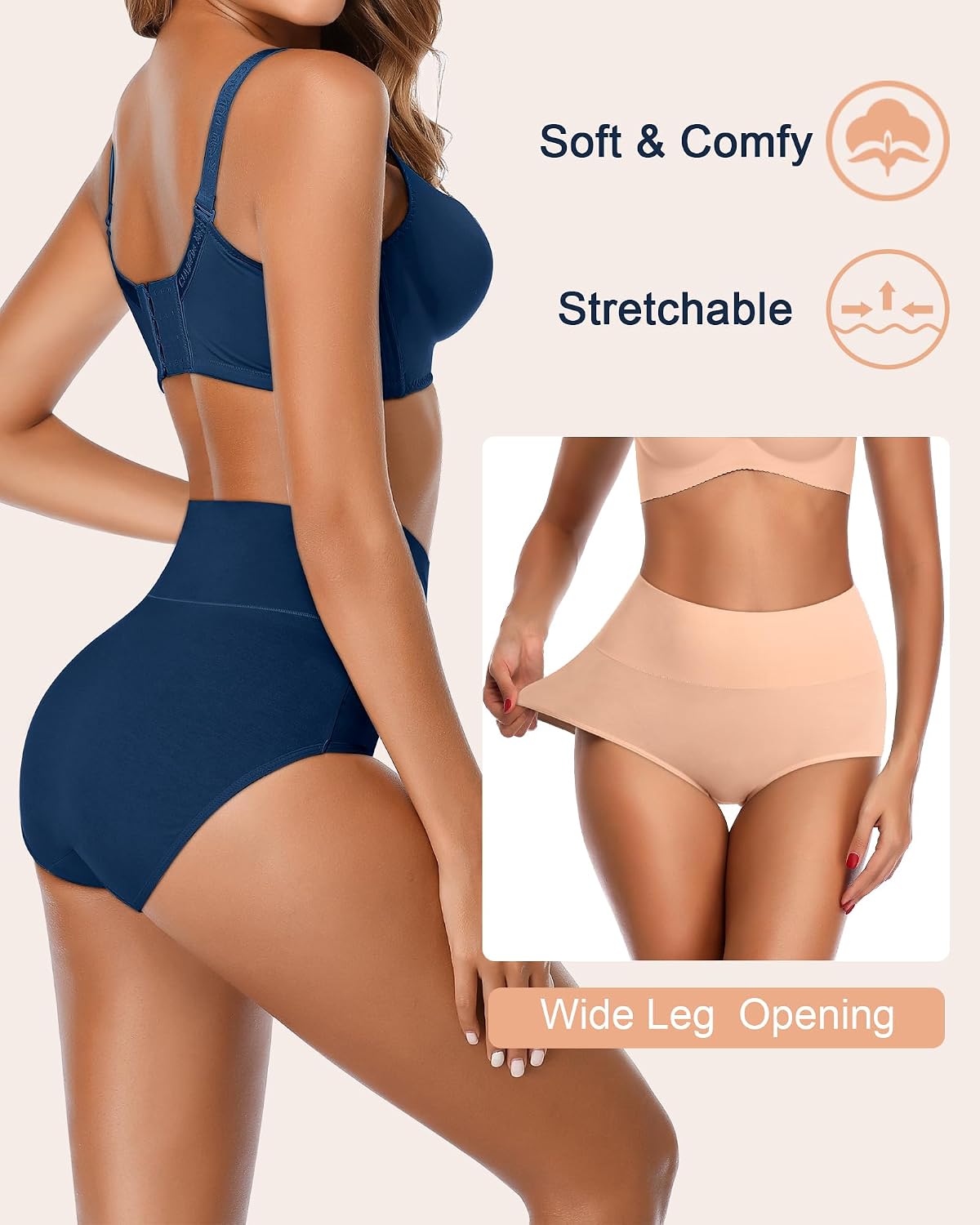ORLAROY High Waisted Cotton Briefs 5-Pack — image 5