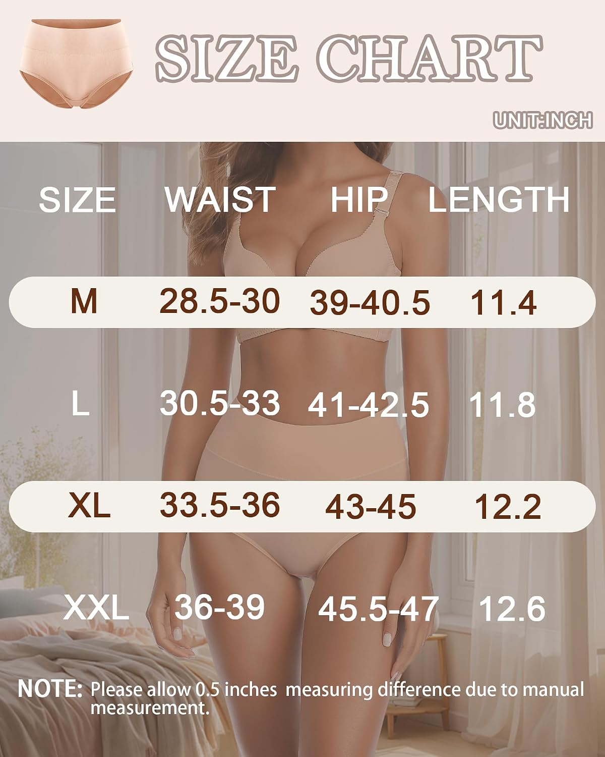 ORLAROY High Waisted Cotton Briefs 5-Pack — image 7