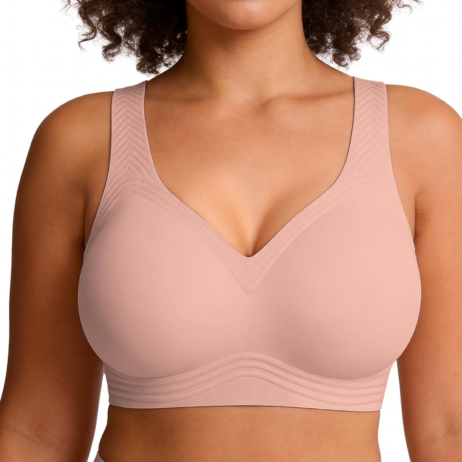 Soft Intention Jelly Wireless Seamless Push Up Bra