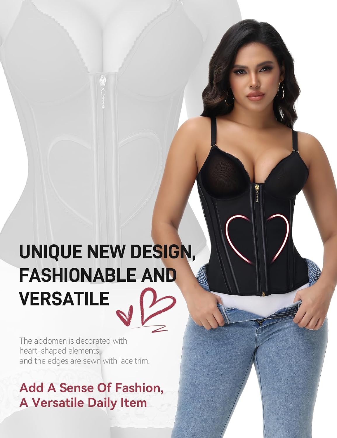 SHAPSHE Waist Trainer Bustier Corset for Women — image 4