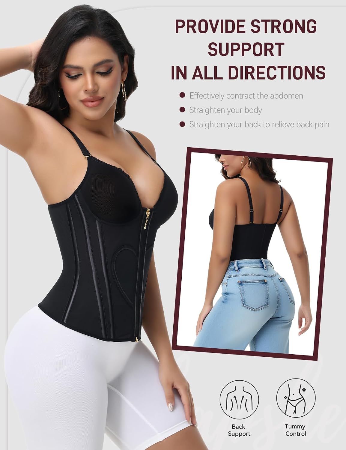 SHAPSHE Waist Trainer Bustier Corset for Women — image 6