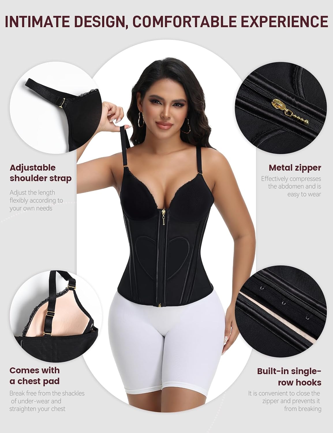 SHAPSHE Waist Trainer Bustier Corset for Women — image 7