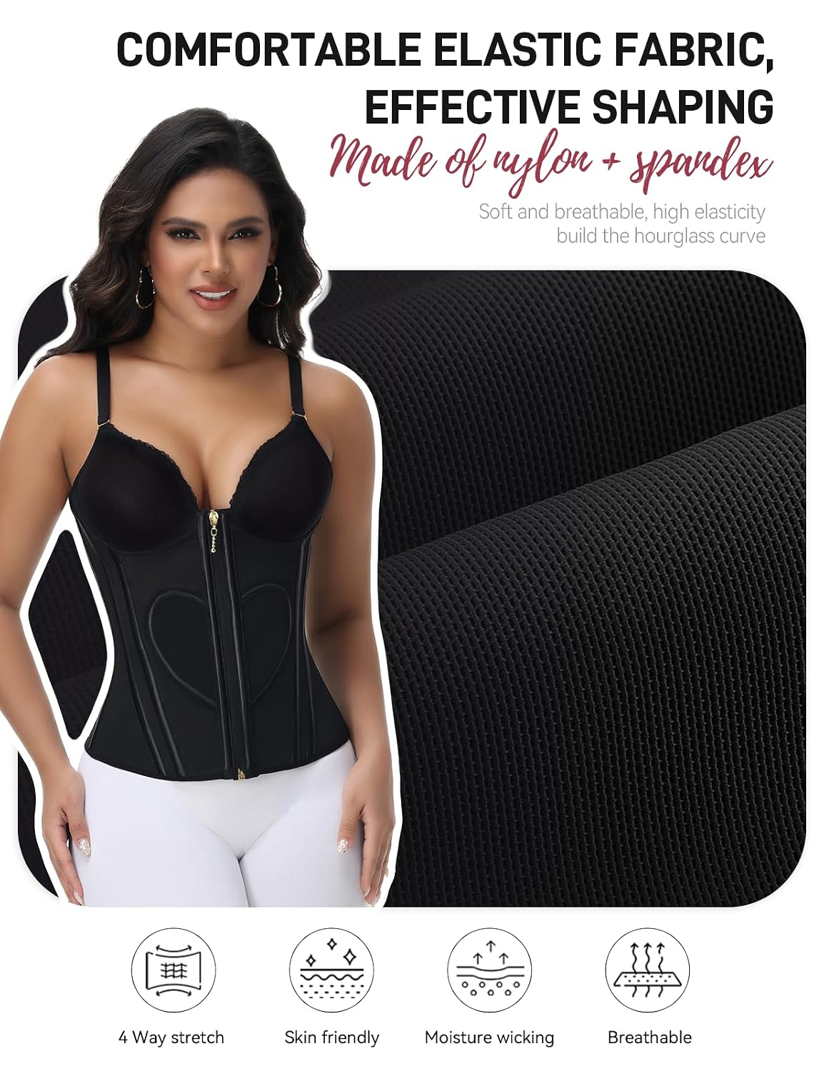 SHAPSHE Waist Trainer Bustier Corset for Women — image 8