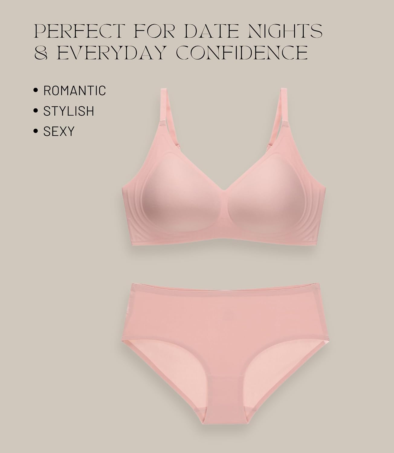 MONICA & ME Seamless Sports Bra and Panty Set — image 4