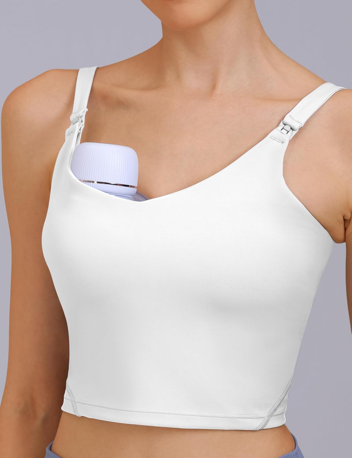 CFRTMTBB Buttery Soft Nursing Tank Top for Maternity — image 2
