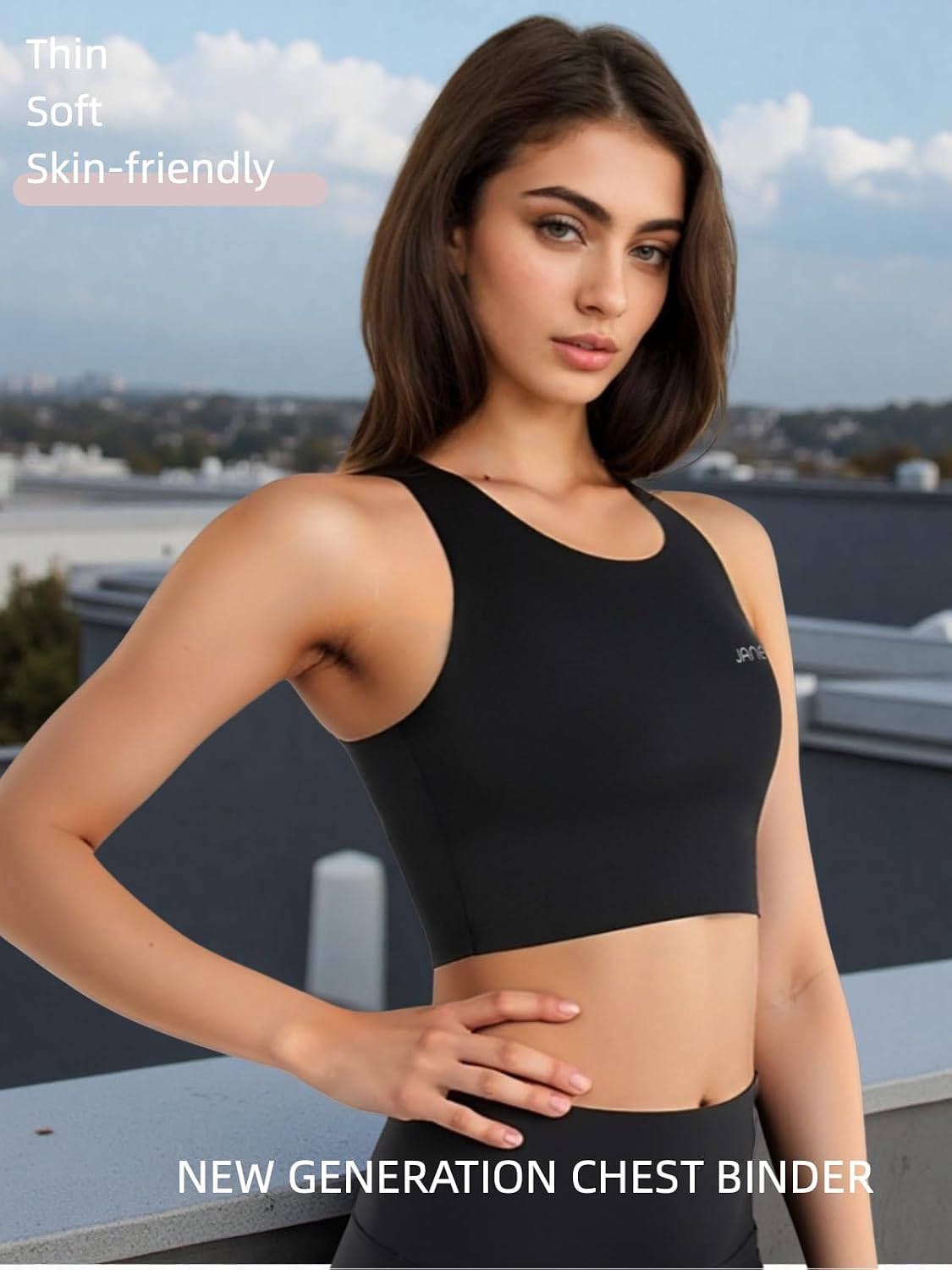 JANESTER Chest Binder Tank Top for Women — image 3