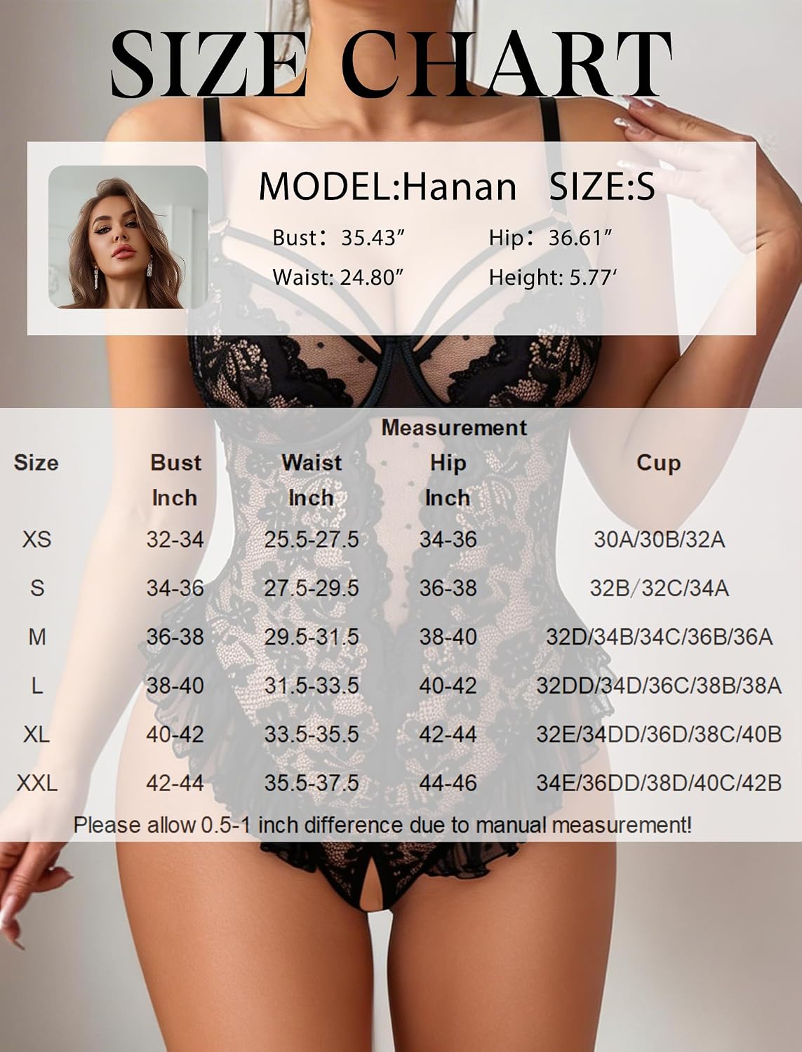 Avidlove Sexy Lace Bodysuit Teddy — image 6