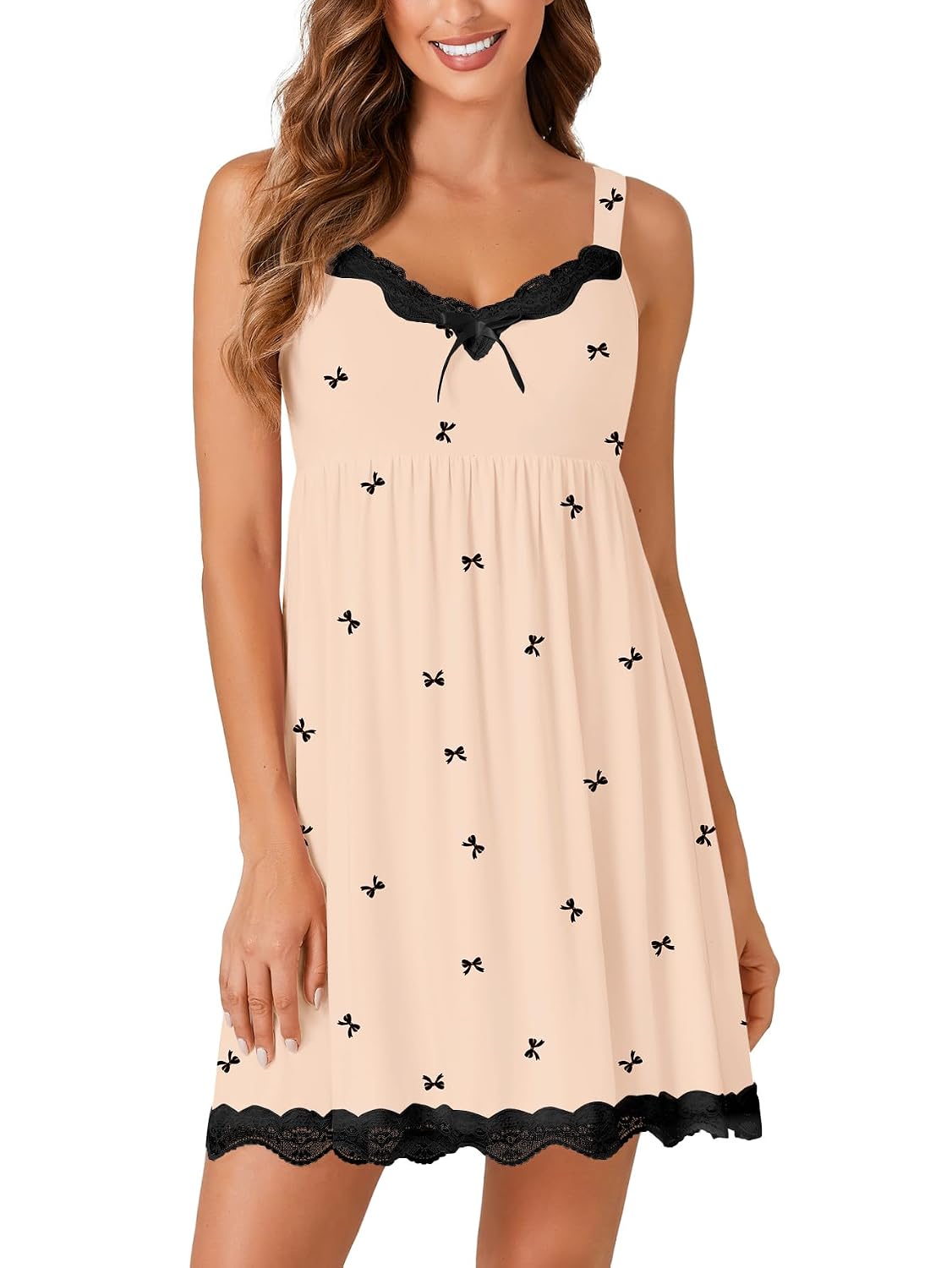 LYANER Women's Lace Babydoll Chemise — image 2