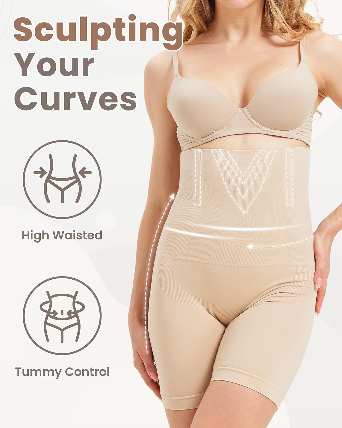 WyuuKi High Waisted Shapewear Shorts — image 3
