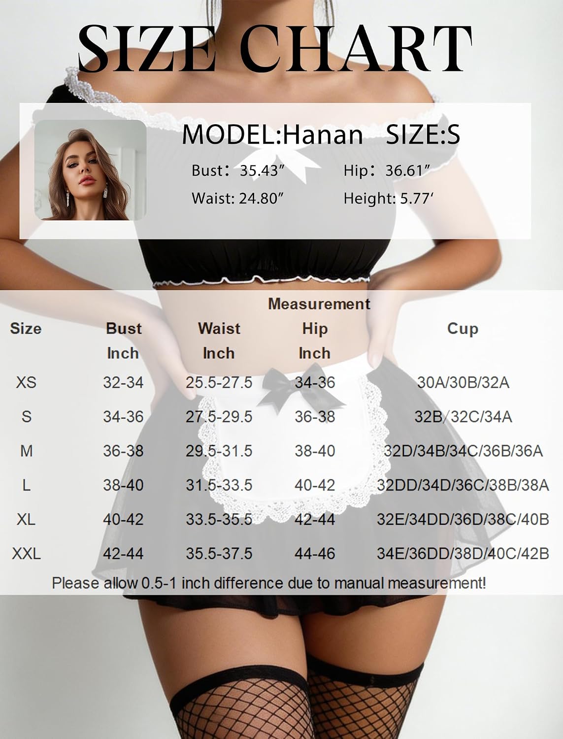 Avidlove Mesh Mini Skirt Maid Outfit — image 6