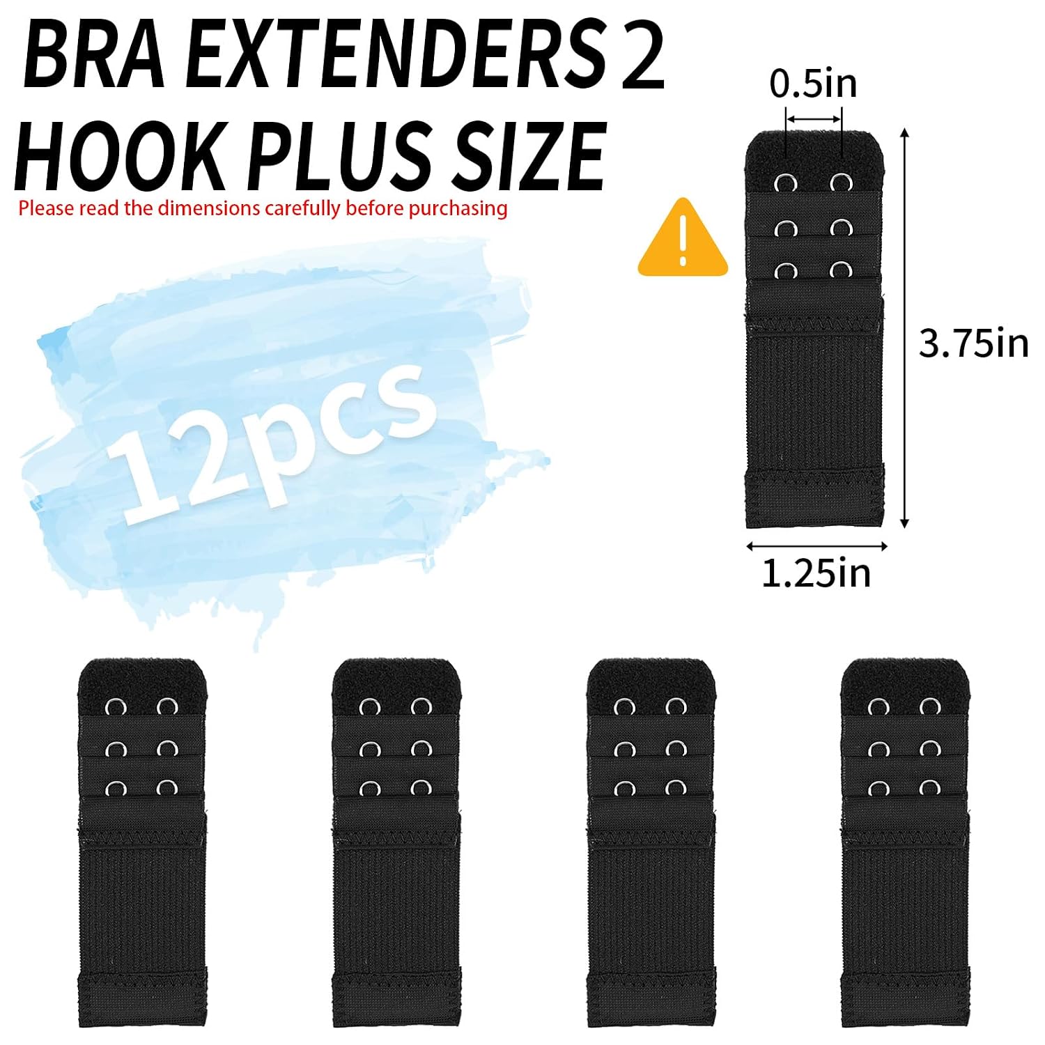 PEASUG 2 Hook Bra Extender for Women — image 2