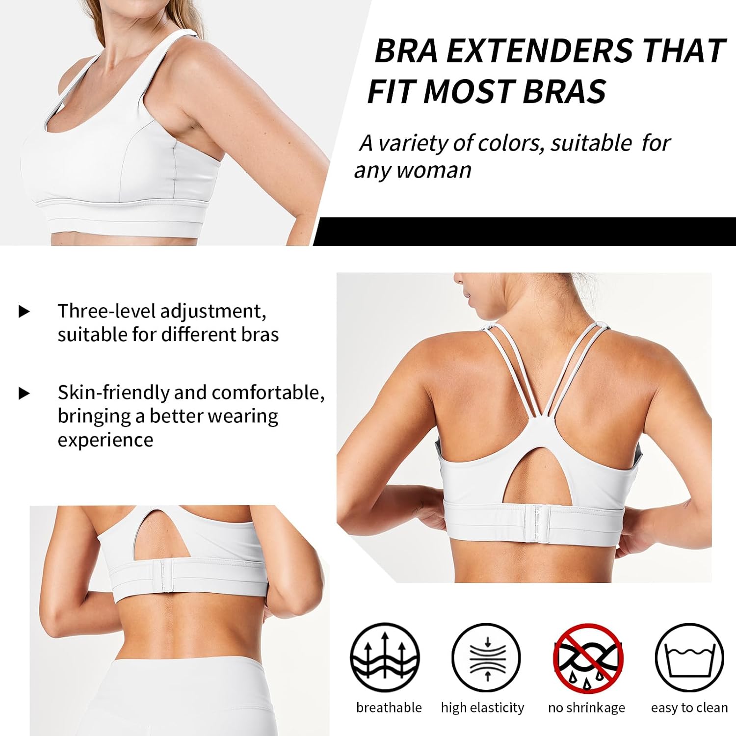PEASUG 2 Hook Bra Extender for Women — image 6