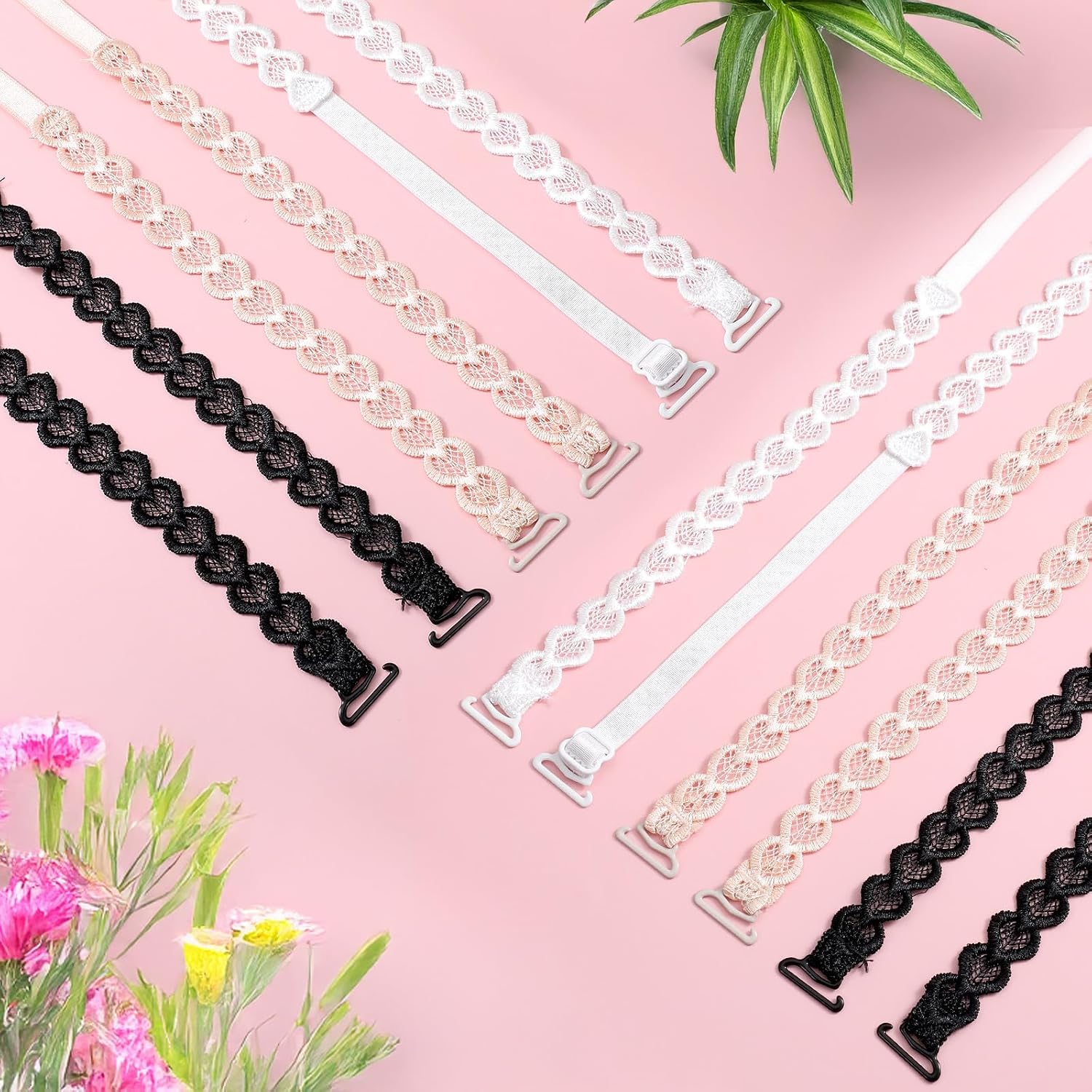 Classicseali Decorative Lace Bra Straps — image 3
