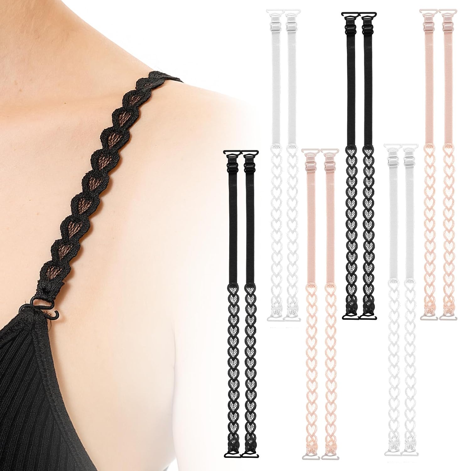 Classicseali Decorative Lace Bra Straps — image 8