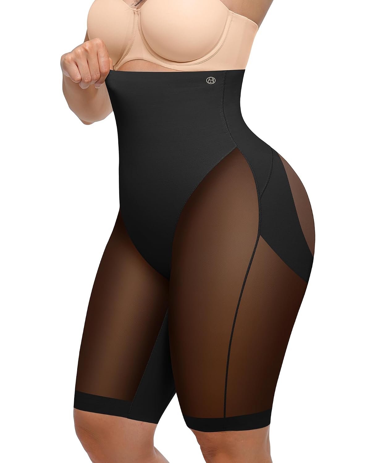 SHAPELLX High Waist Tummy Control Shapewear Shorts