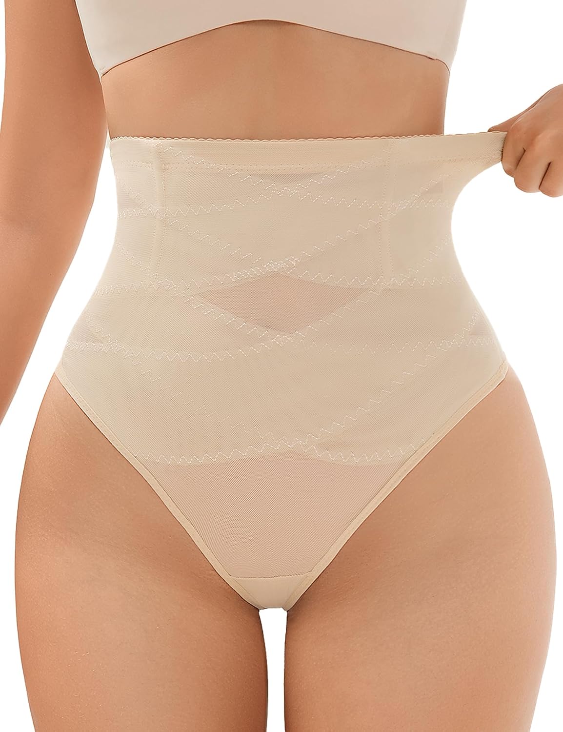 JulyGirl High Waist Tummy Control Thong