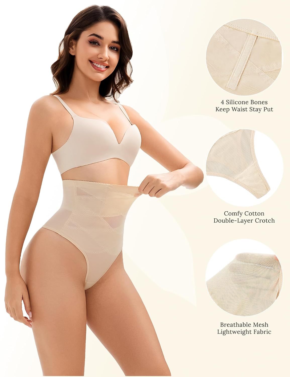 JulyGirl High Waist Tummy Control Thong — image 4