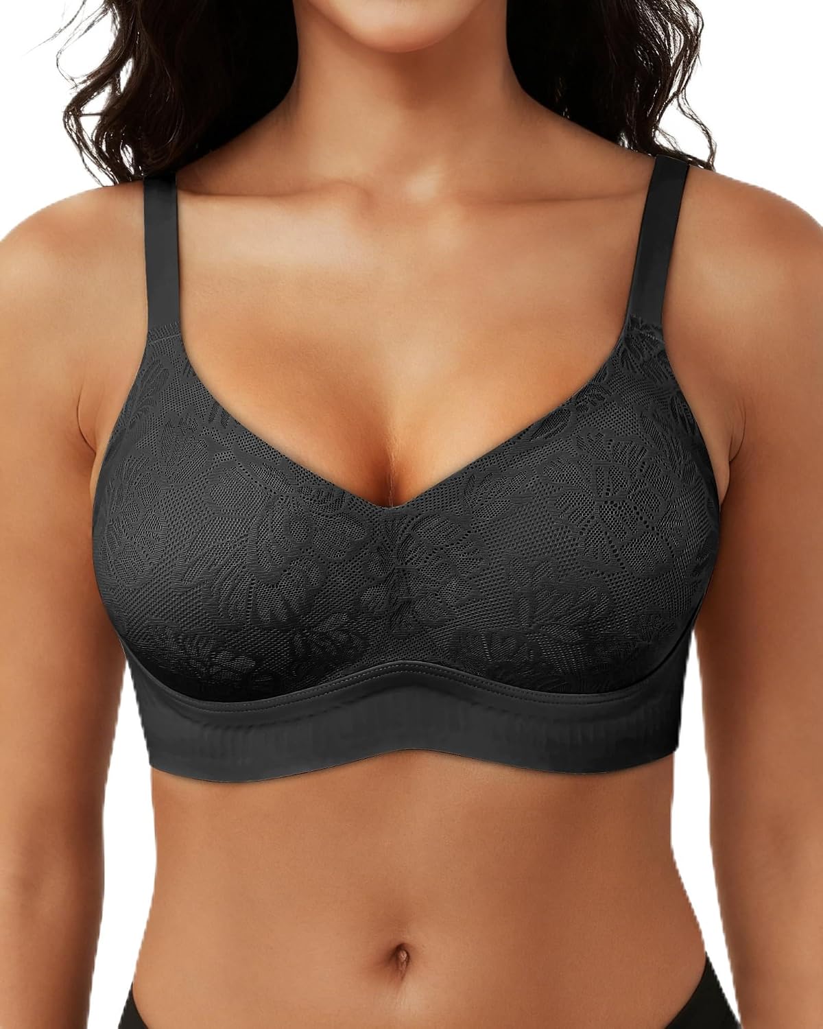 HORISUN Lace Jelly Bra No Underwire