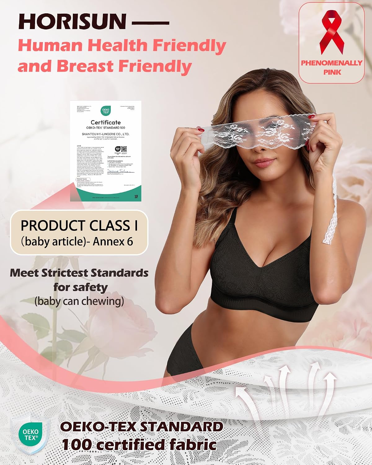HORISUN Lace Jelly Bra No Underwire — image 5