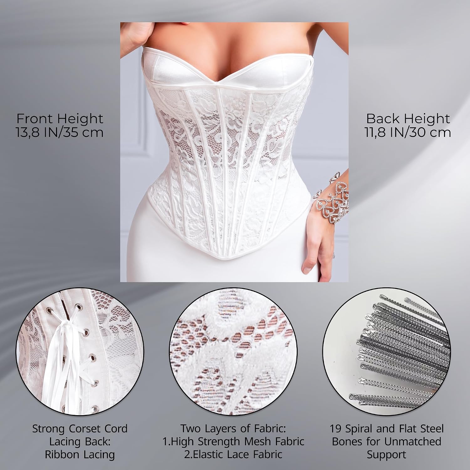 WS Waist Secrets Overbust Corset Top — image 2