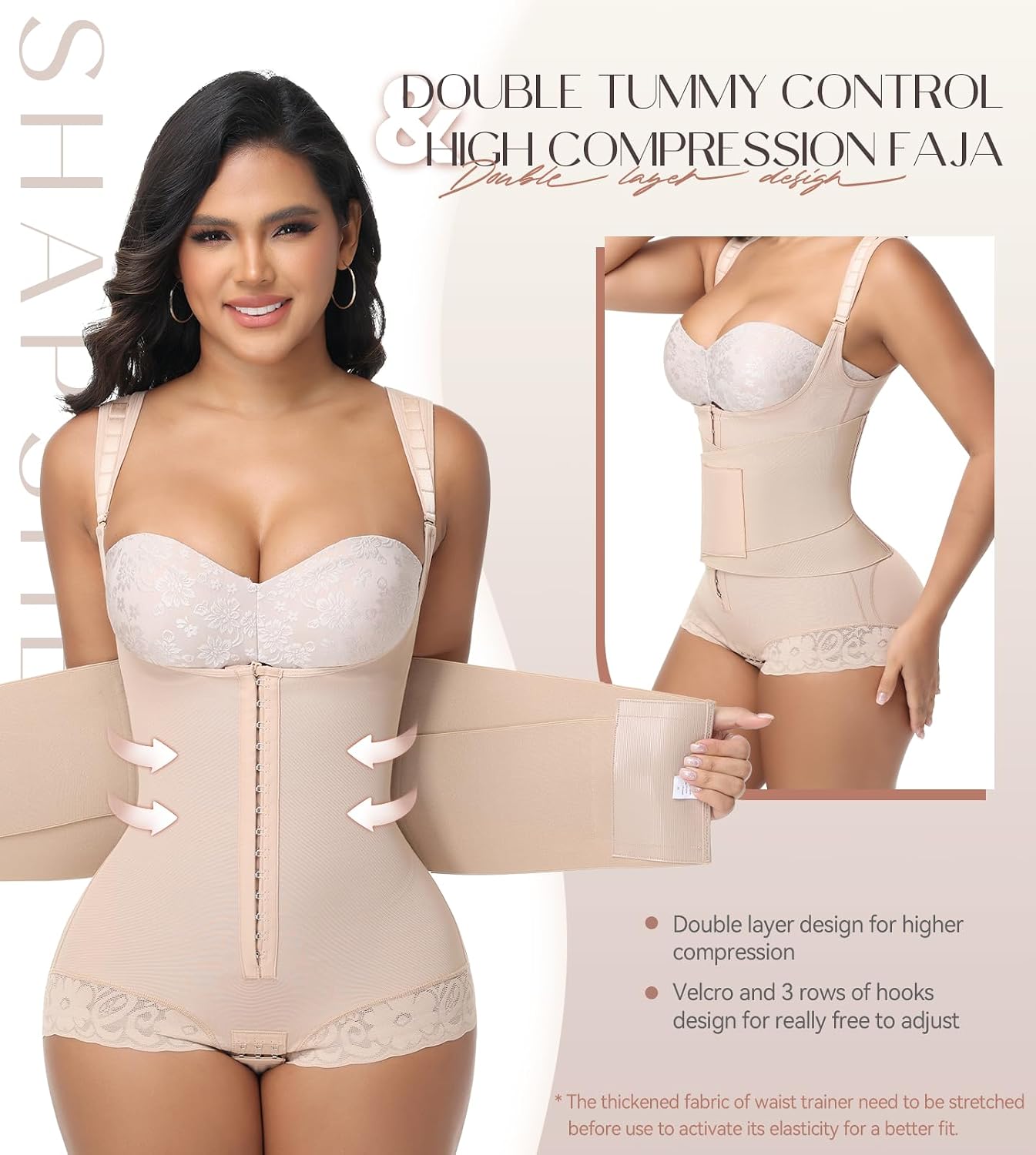 SHAPSHE 3-in-1 High Compression Body Shaper — image 2