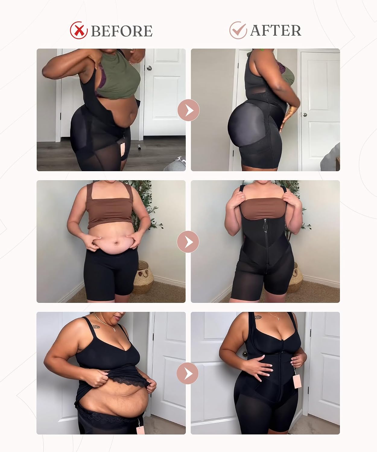 FeelinGirl Shapewear Tummy Control Faja Bodysuit — image 4