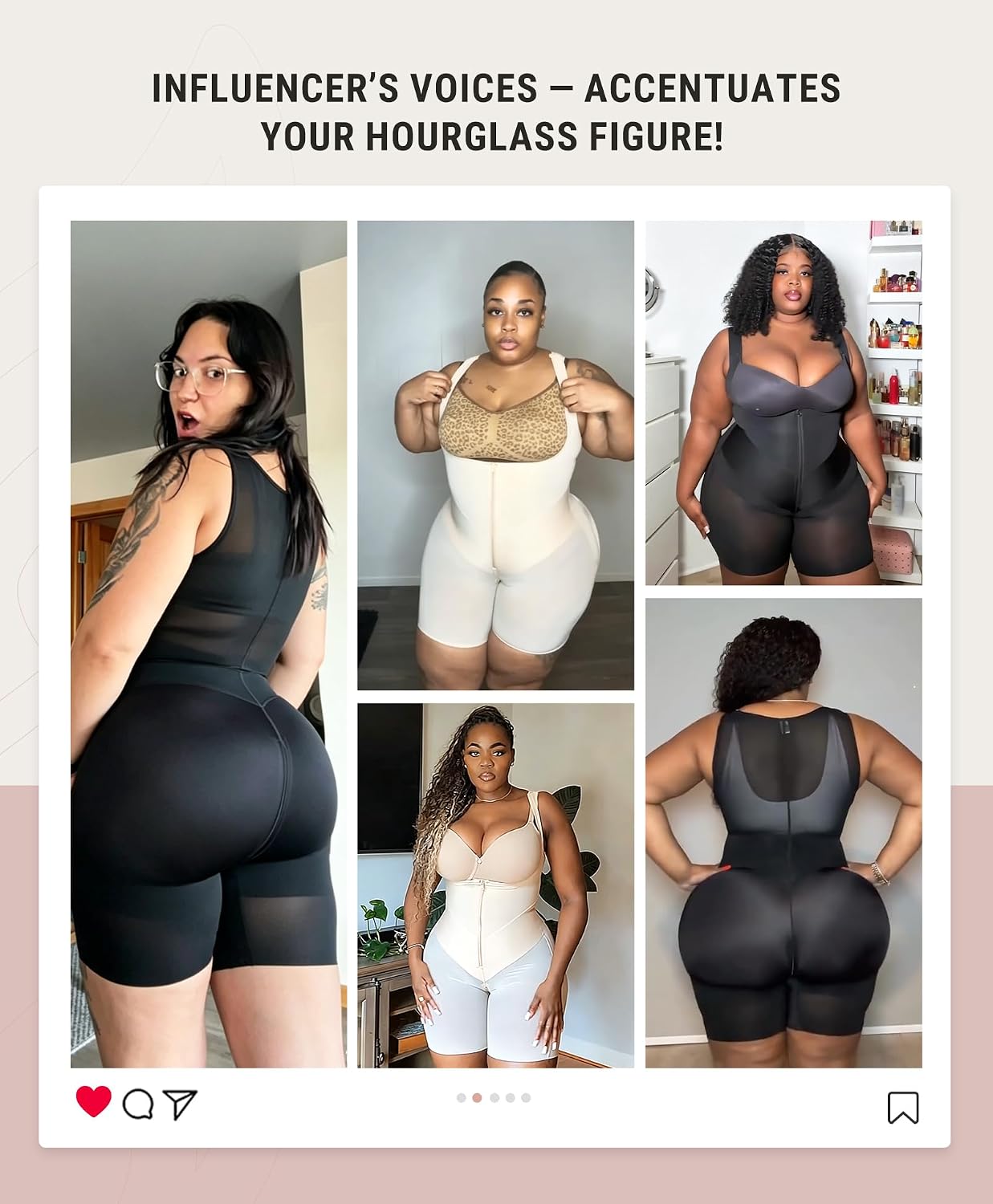 FeelinGirl Shapewear Tummy Control Faja Bodysuit — image 5