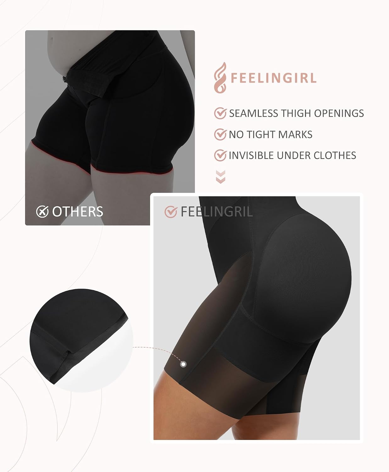 FeelinGirl Shapewear Tummy Control Faja Bodysuit — image 8